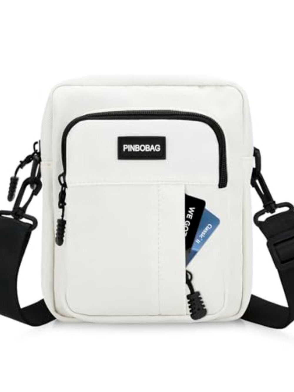Unisex Nylon Crossbody Messenger Bag Small Shoulder Purse Travel Side Bag
